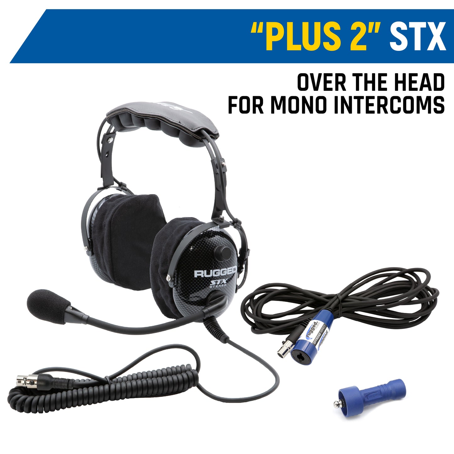 Rear Seat Expansion Kit with Helmet Kits or Headsets - Offroad Mono / Ultimate Headset - Over the Head