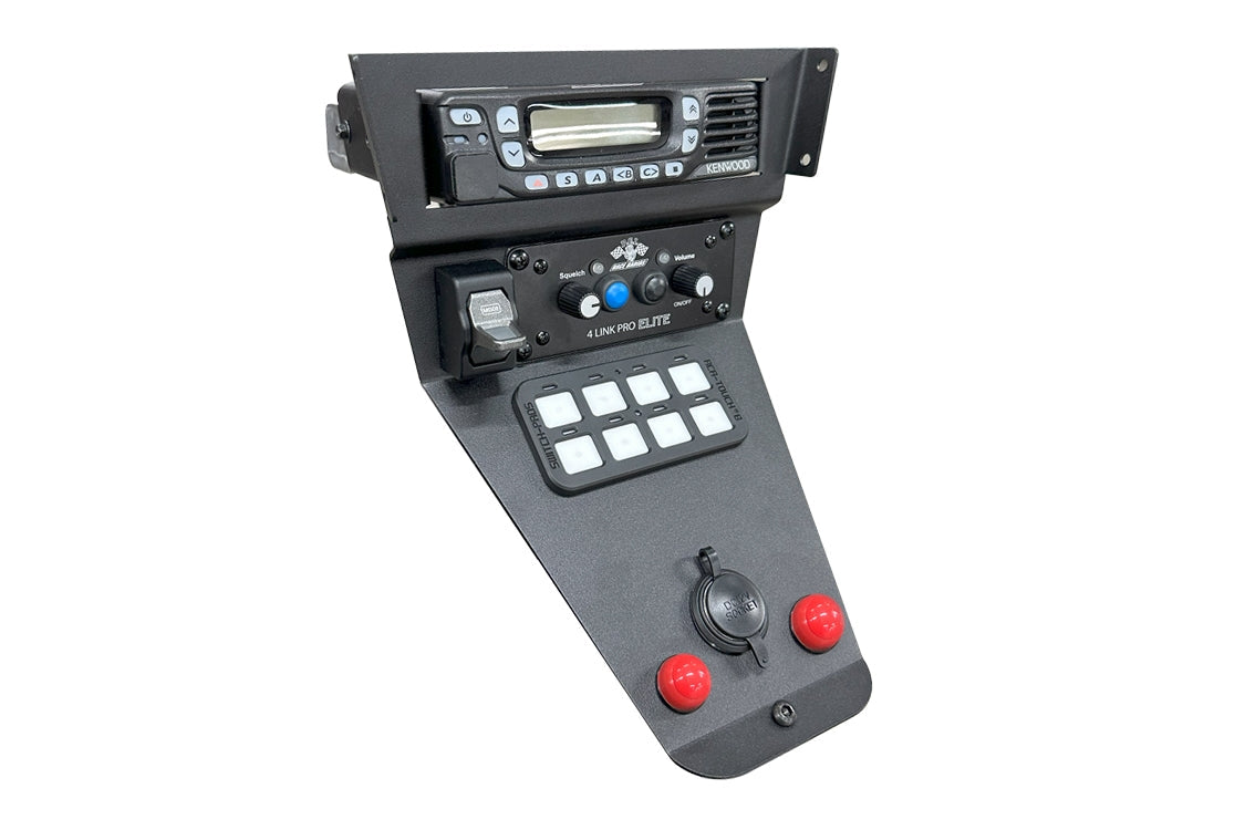 Polaris RZR PCI Radio & Intercom Mount | (2020-2024) Pro R / Pro S / Turbo R / Pro XP | KENWOOD RADIO