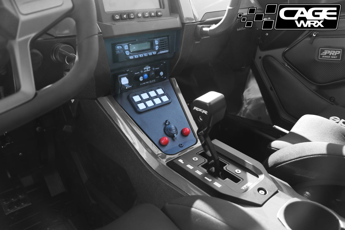 Polaris RZR PCI Radio & Intercom Mount | (2020-2024) Pro R / Pro S / Turbo R / Pro XP | KENWOOD RADIO