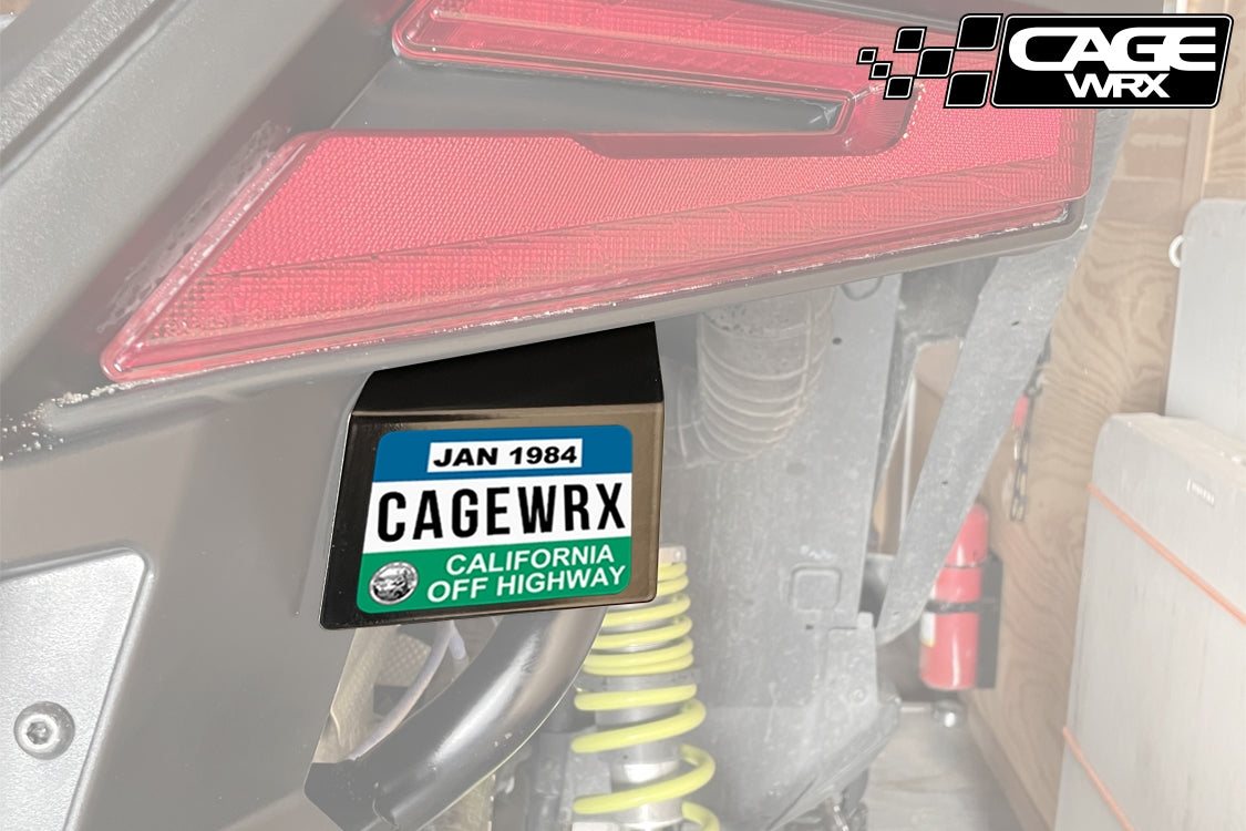 Polaris RZR Registration Mount | Pro R / Pro S / Turbo R / Pro XP