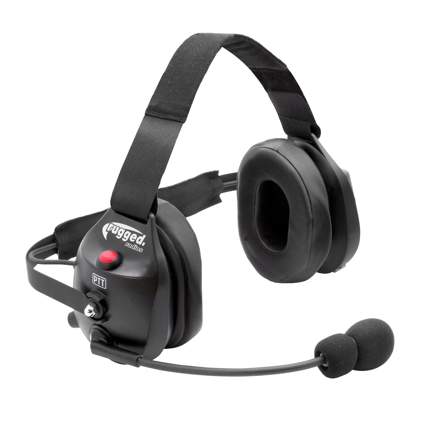 Bluetooth Headset for Cell Phones - 2-Way Radio Compatible (OTH and BTH) - Over The Head