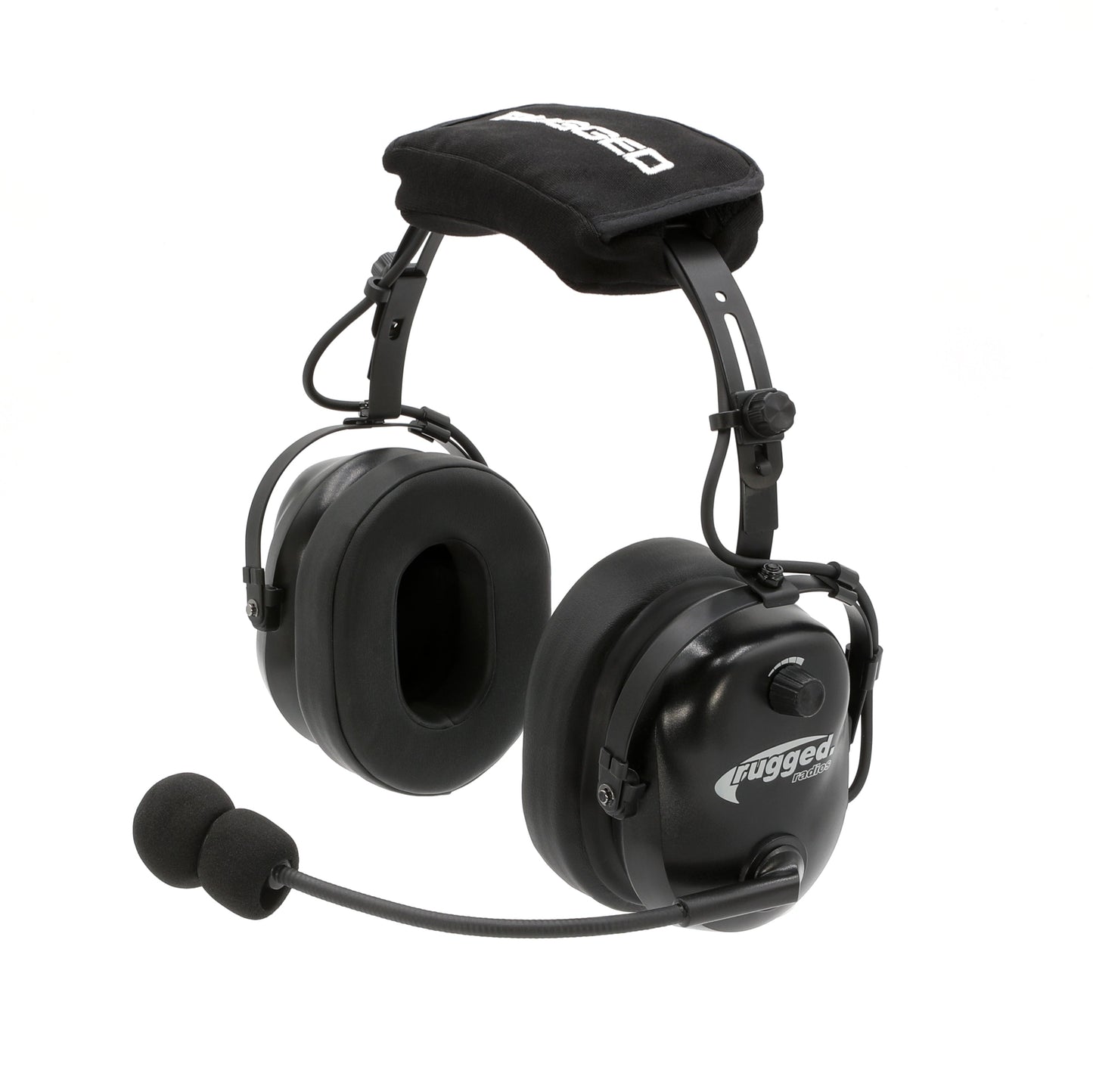 Bluetooth Headset for Cell Phones - 2-Way Radio Compatible (OTH and BTH) - Over The Head