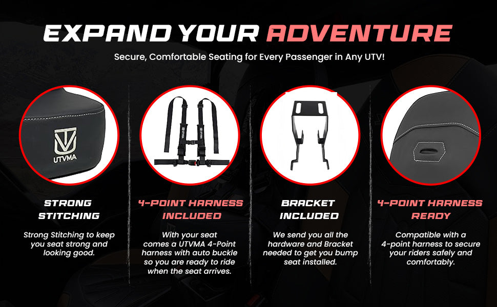 RZR 2 PRO S Bump Seat (2025+)