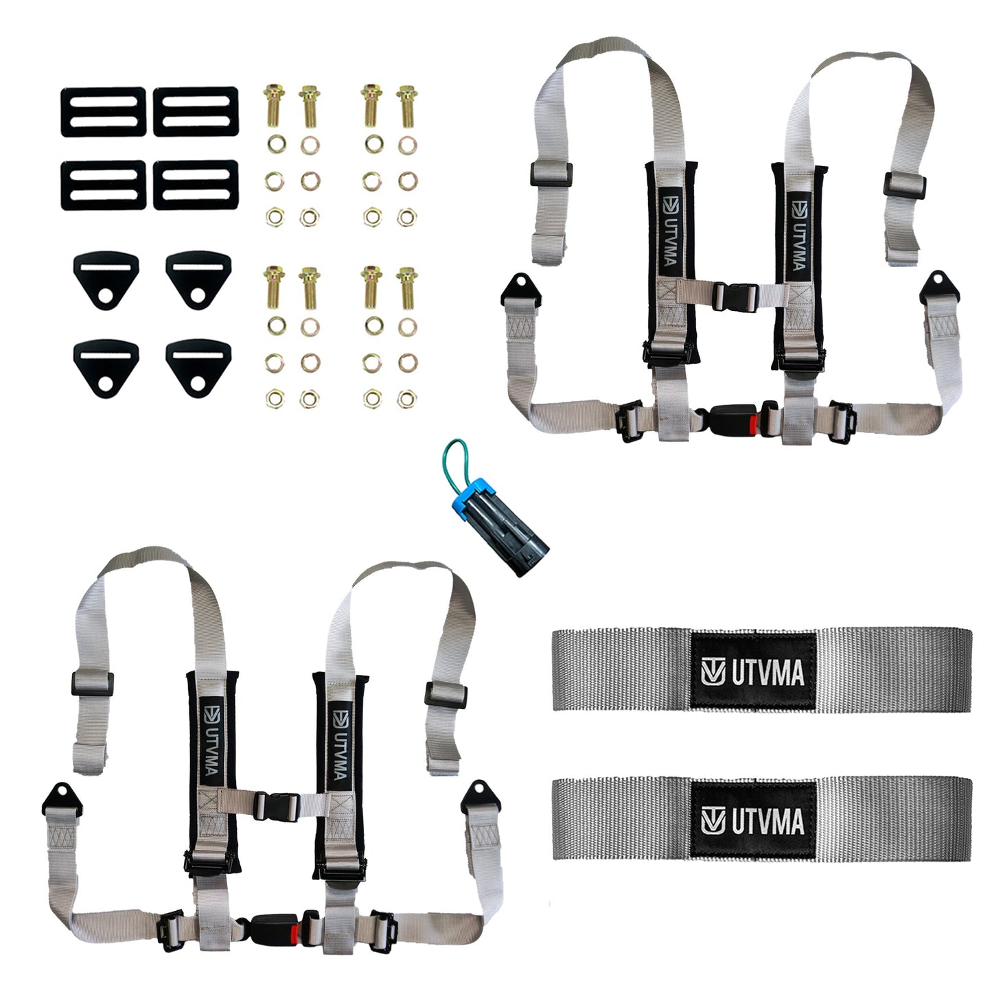 Two Harness Pack Auto Buckle with Harness Collars