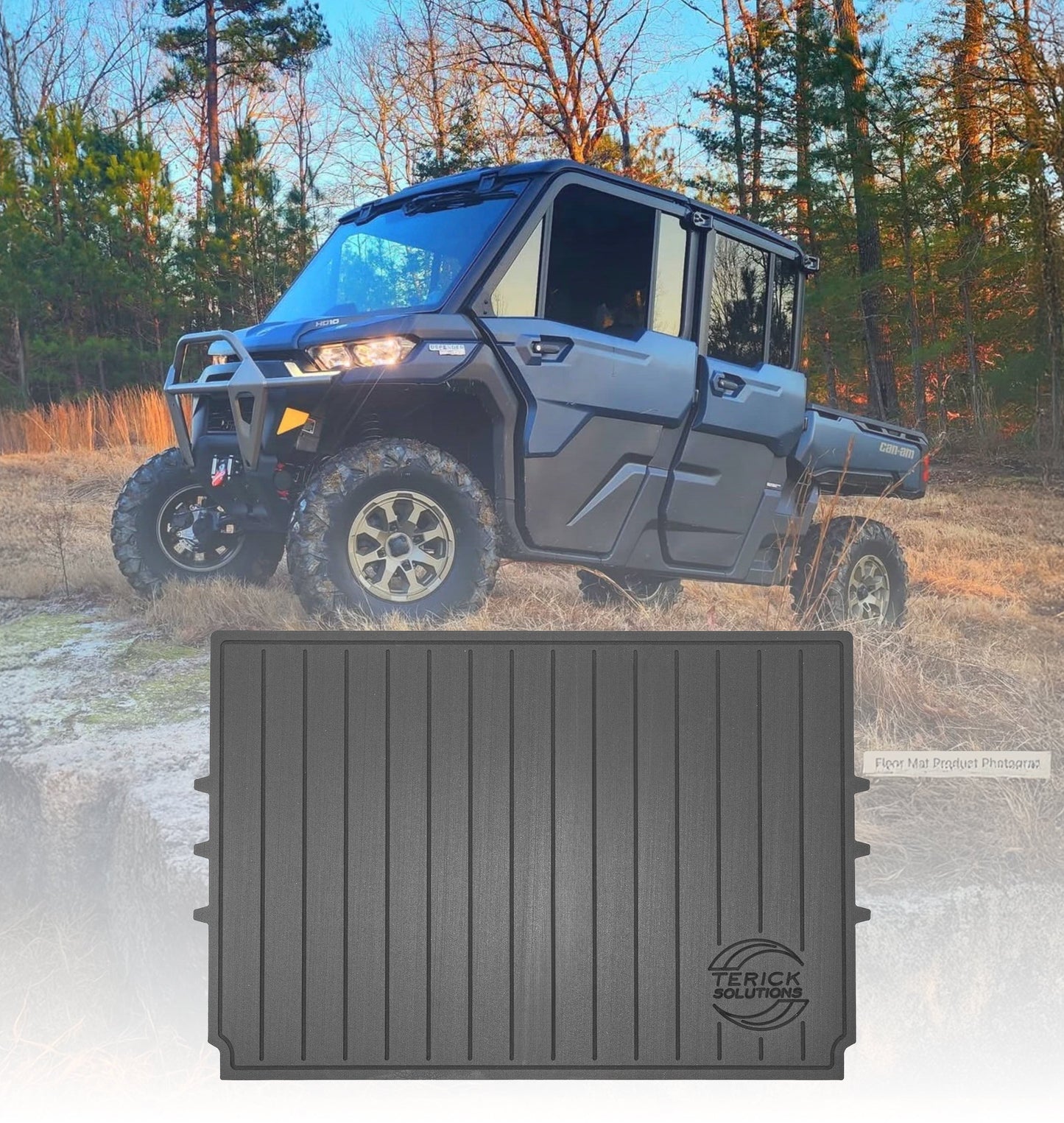Can-Am Defender Rubber Floor Mats