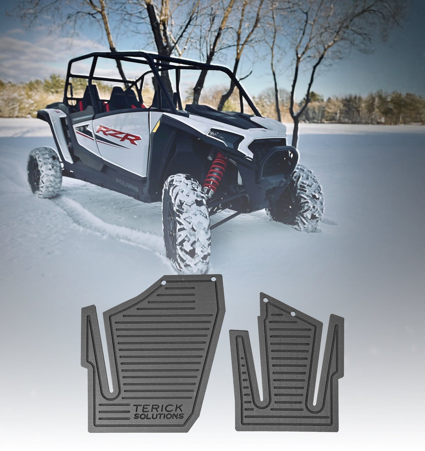 Polaris RZR XP 1000 Rubber Floor Mats
