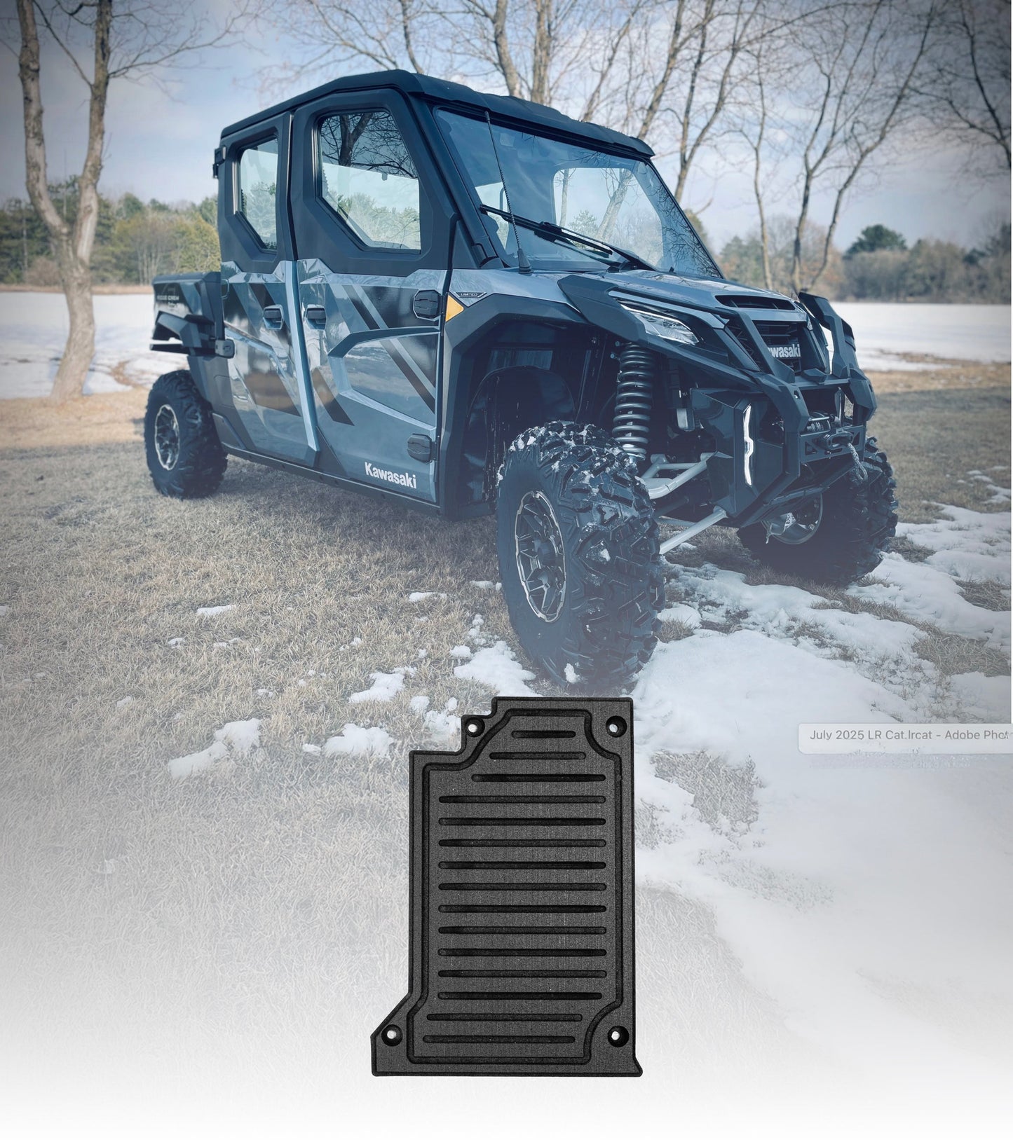 Kawasaki Ridge Crew Rubber Floor Mats