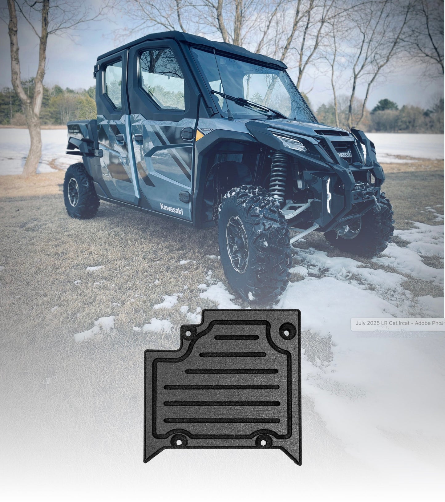 Kawasaki Ridge Crew Rubber Floor Mats