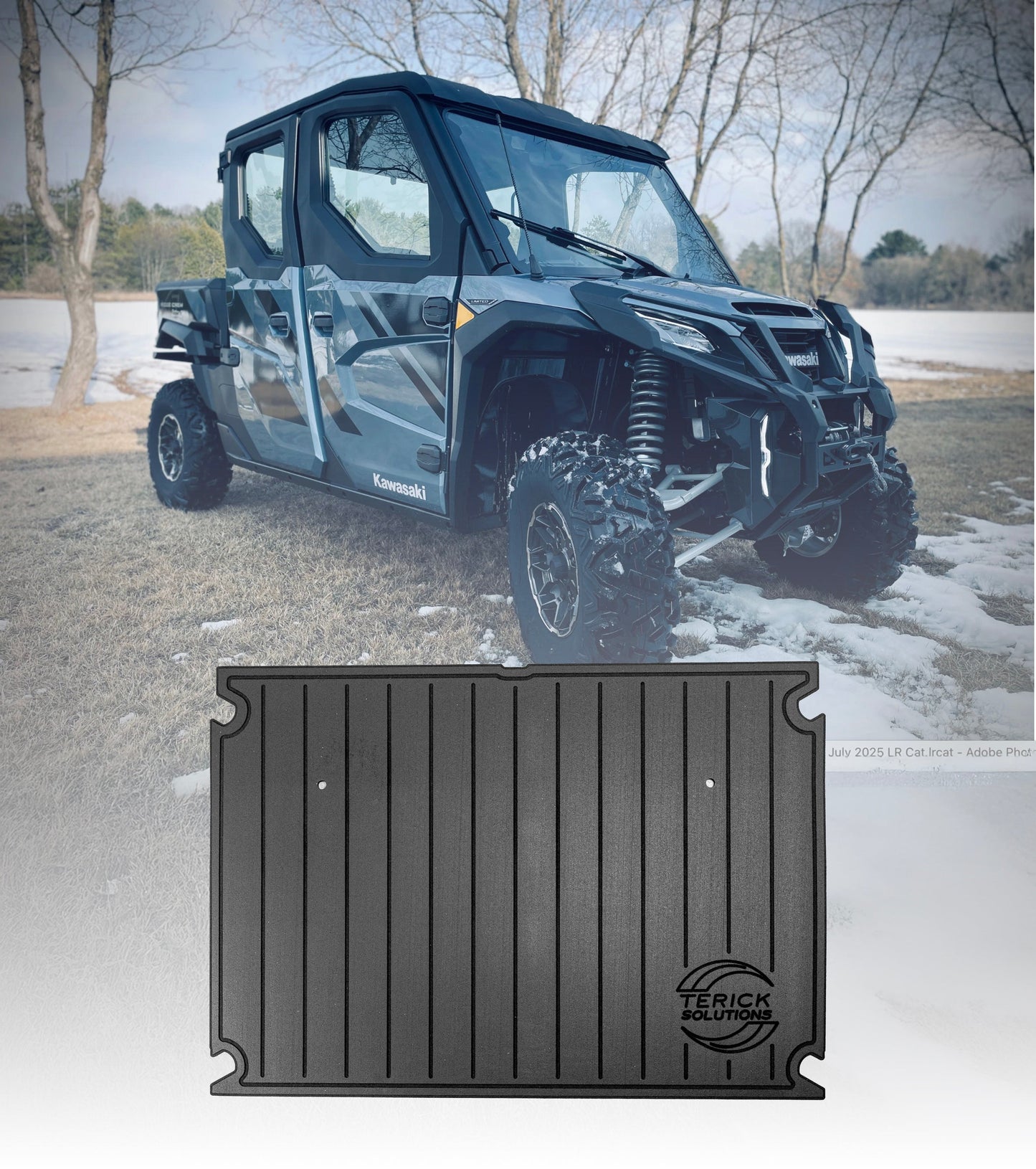Kawasaki Ridge Crew Rubber Floor Mats