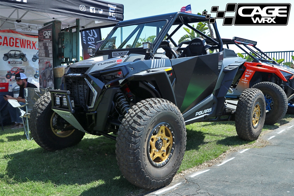 Polaris RZR XP (2019-2023/Turbo S) Glass Windshield | "BAJA SPEC / COMPETITION CAGE"
