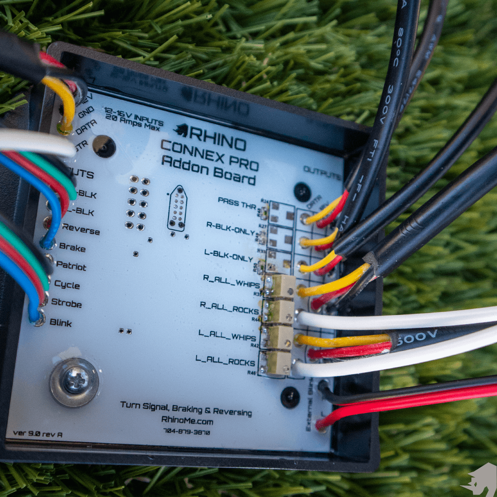 Connex Pro - Rhino Whips Turn Signal, Braking and Reversing Addon Board