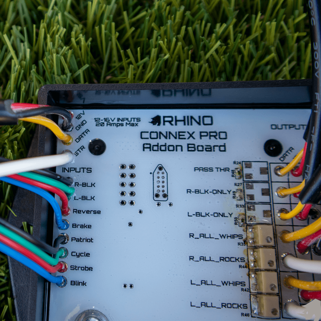 Connex Pro - Rhino Whips Turn Signal, Braking and Reversing Addon Board