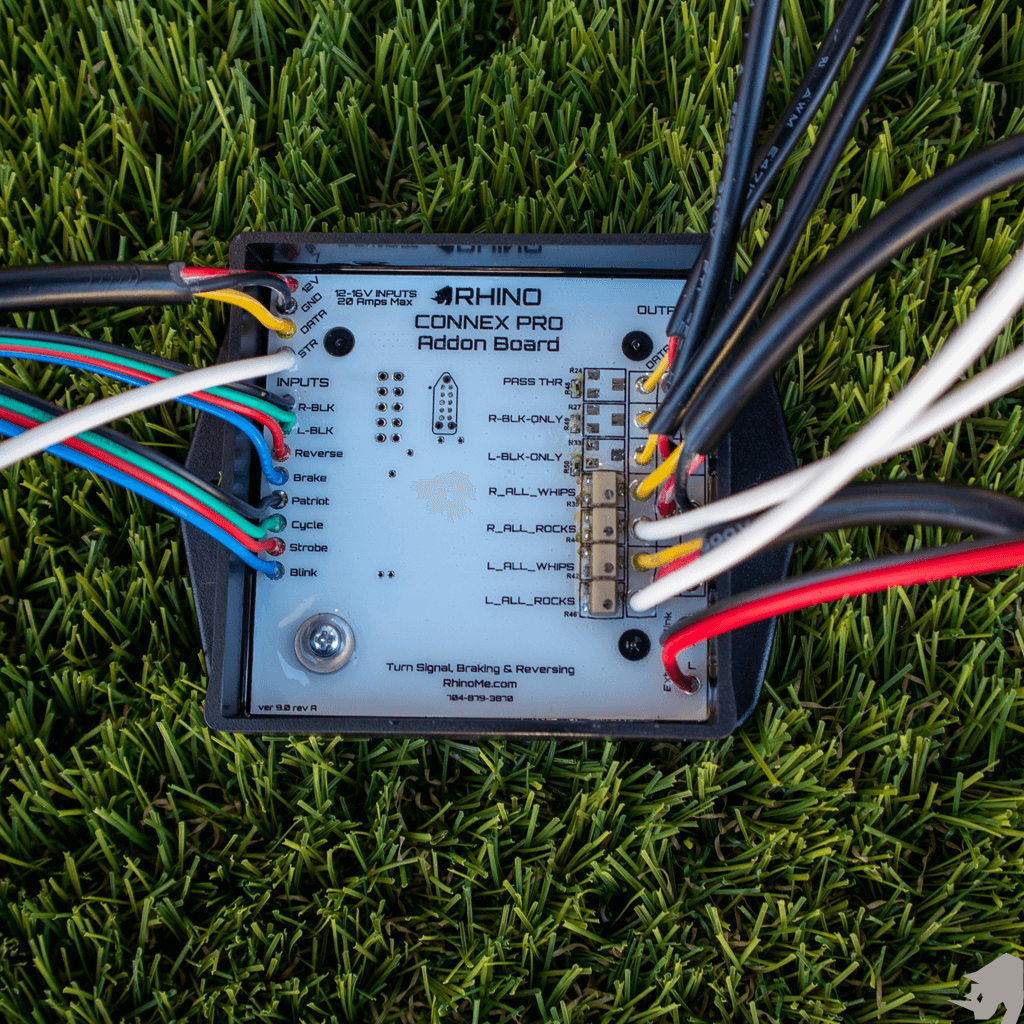 Connex Pro - Rhino Whips Turn Signal, Braking and Reversing Addon Board