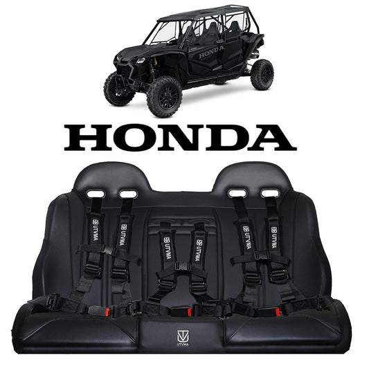 Honda Talon 4 Rear Bench Seat W Harnesses (2019-2025)