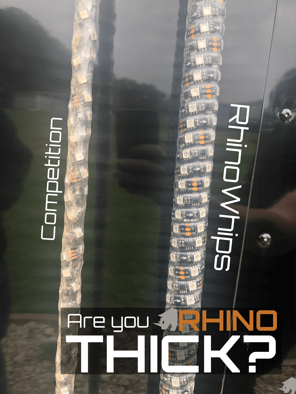 Rhino Lights RGB LED Whip Lights