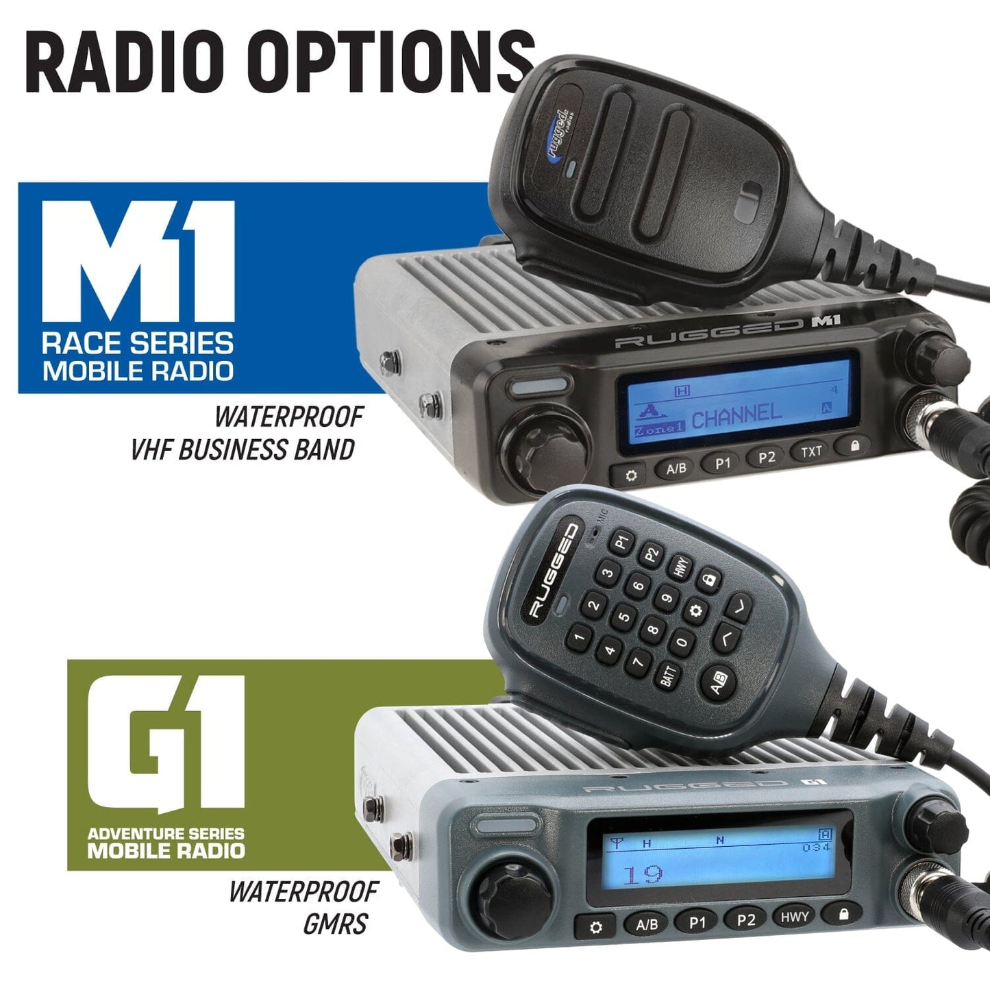 Can-Am Maverick R Complete Communication Kit with Rocker Switch Bluetooth Intercom and 2-Way Radio