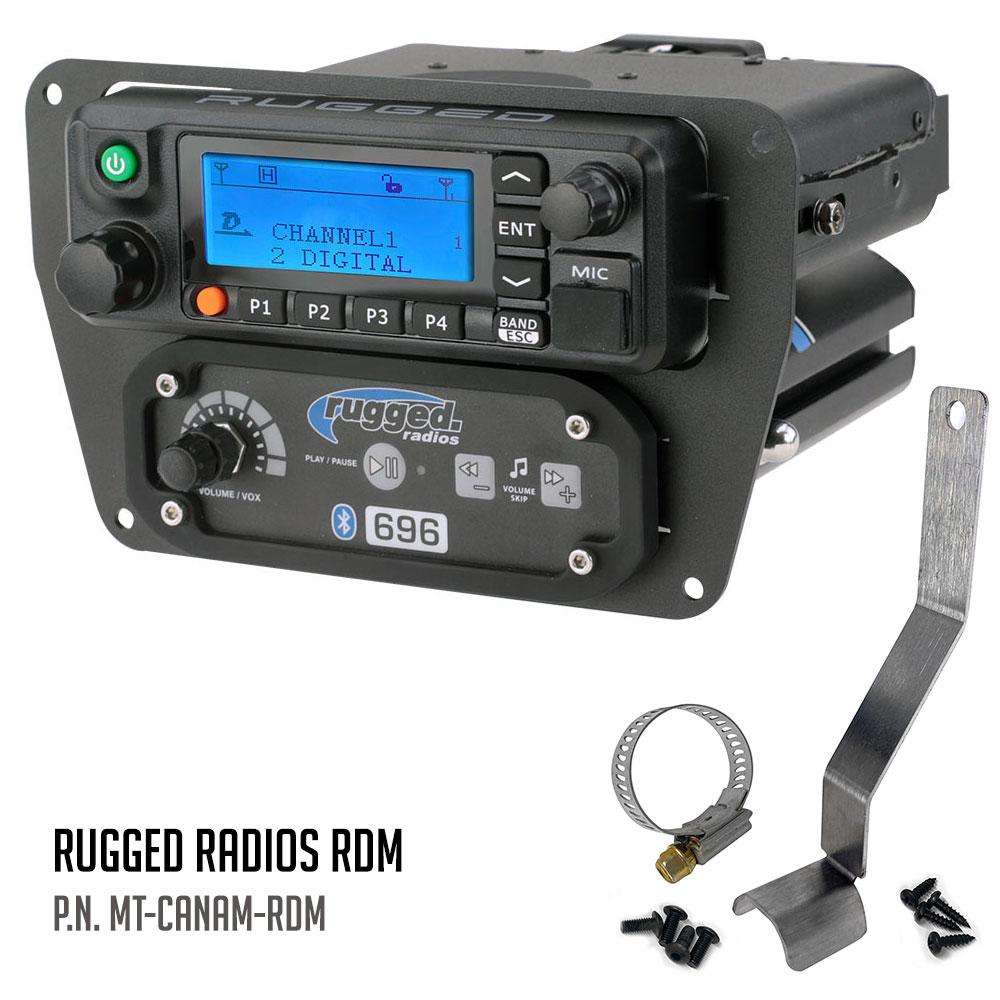 Can-Am Commander Intercom and Radio Mount - Motorola CM300D / Vertex VX2200