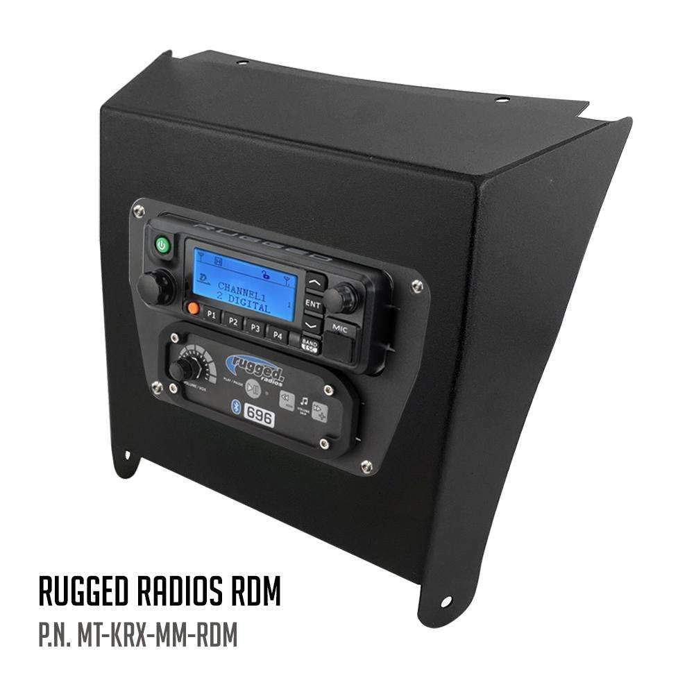 Kawasaki KRX Multi-Mount Kit for Rugged Mobile Radios and Intercom - Rugged RDM