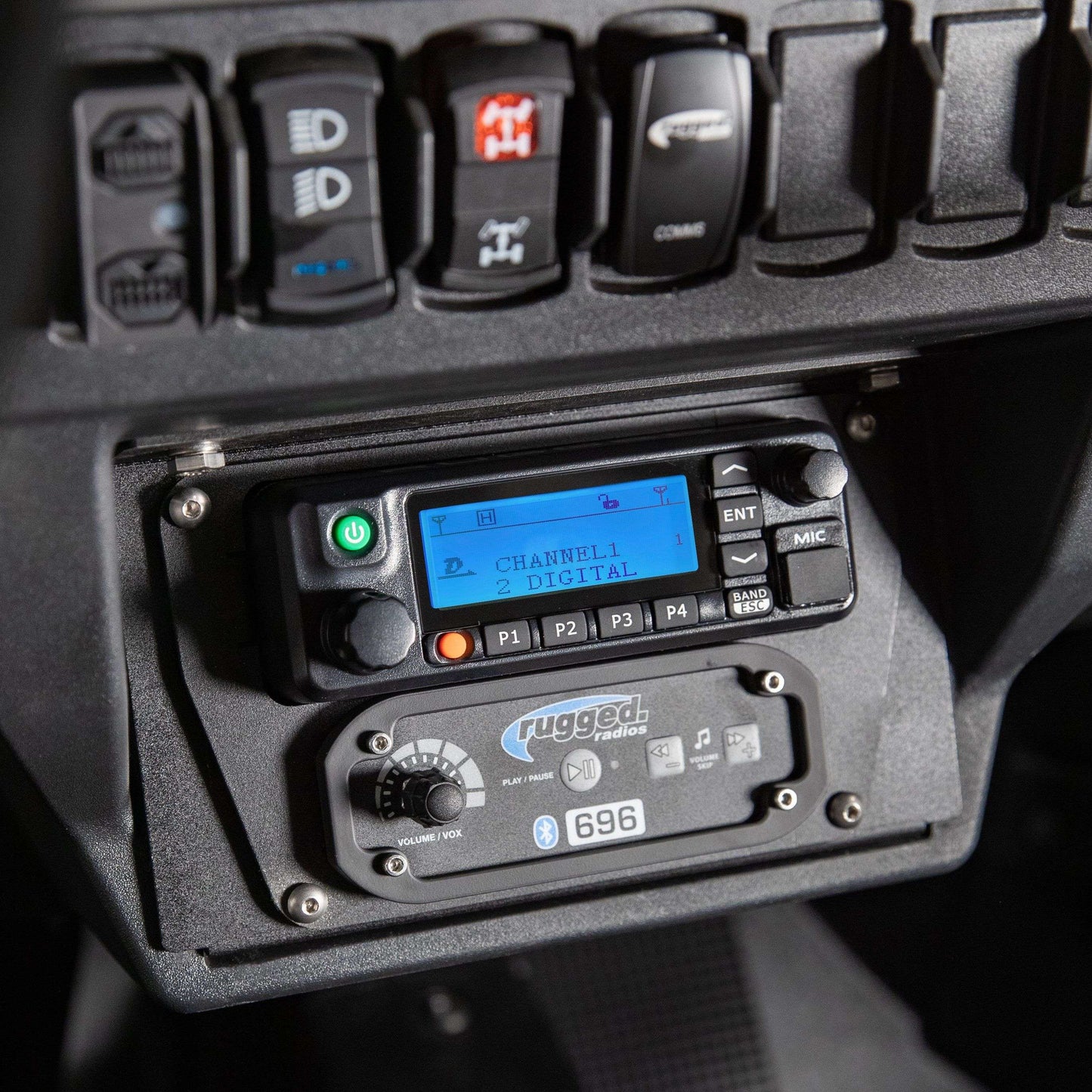 Polaris XP1 Mount Kit for Rugged Radios and Intercom - Rugged RDM