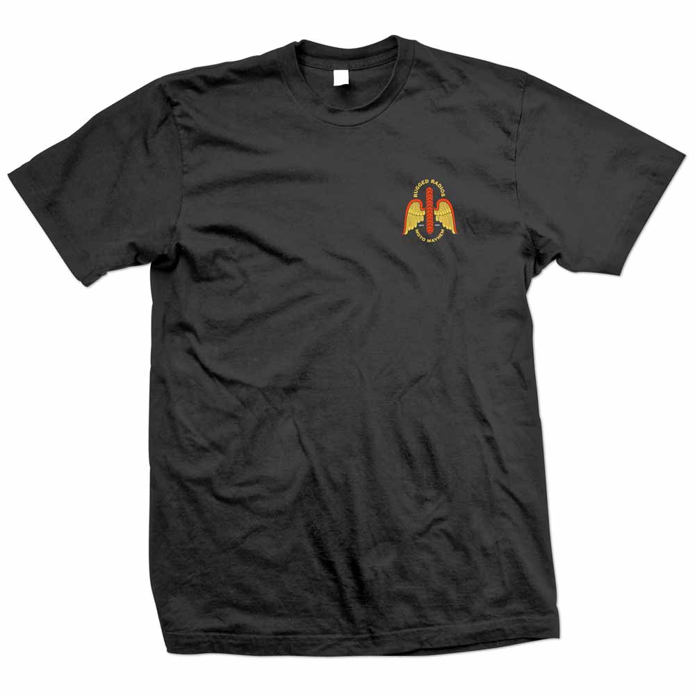 Rugged Radios MOTO MAYHEM T-Shirt - Black - XL