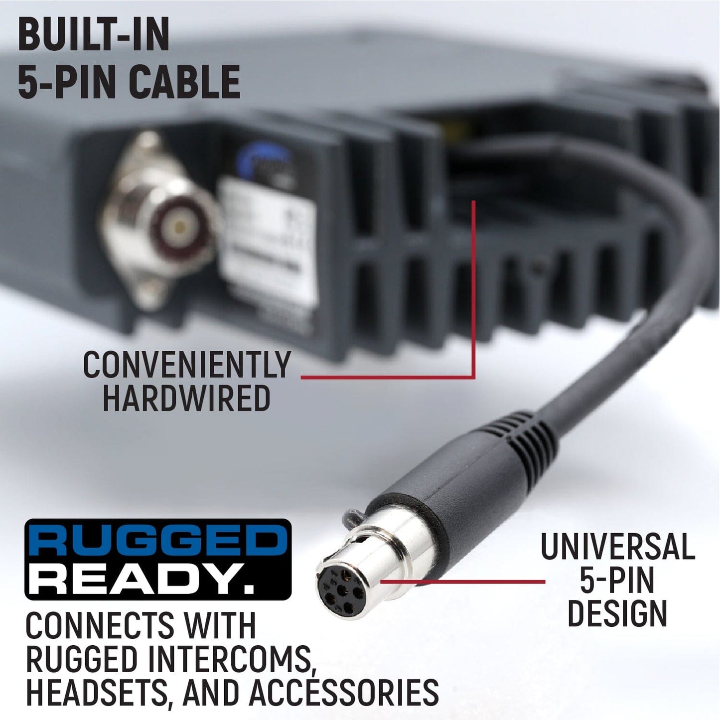 Toyota Tundra Two-Way GMRS Mobile Radio Kit - GMR25 Waterproof