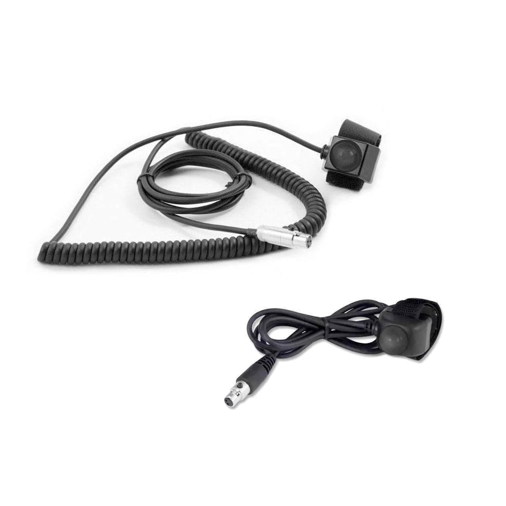 Velcro Mount Push to Talk (PTT) Buttons for Intercoms - Passenger PTT - Straight Cord