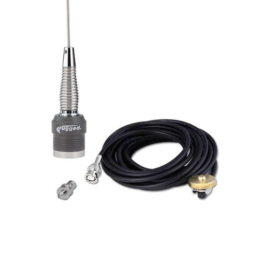 VHF External Antenna Kit for Handheld Radios (VHF 144 - 174 MHz) - V3 - RH5R - HYT - BlackBox BNC Adapter