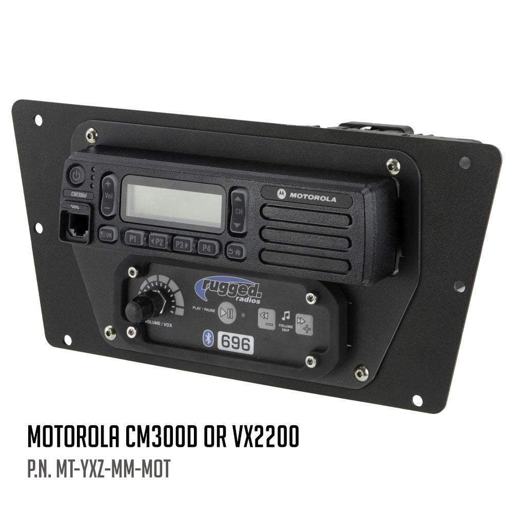 Yamaha YXZ Multi-Mount - Motorola CM300D and Motorola/Vertex VX2200