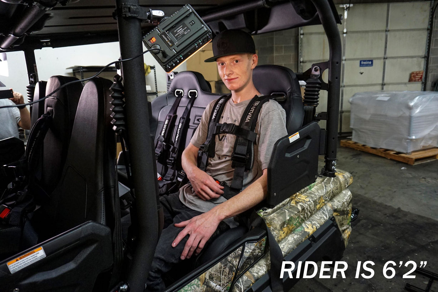 Yamaha Wolverine X4 Rear Bench Seat (2018-2025) W Harnesses